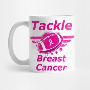 Football Breast Cancer Awareness Support Mug